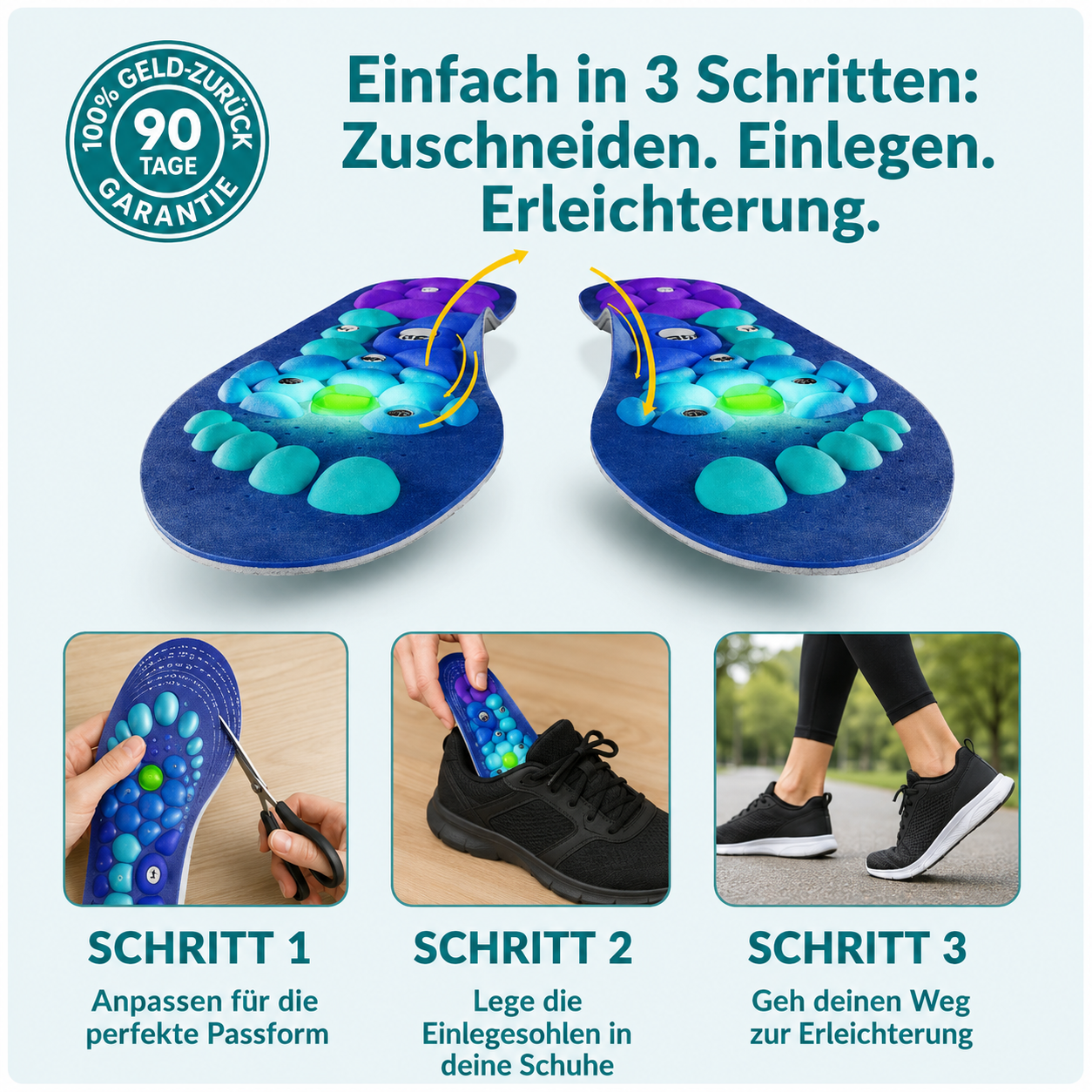 Steviza Magnetische Einlegesohlen